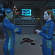 Lotta conversations with Tilly over Klingon corpses in this.